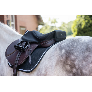 Couvre-siège chauffant selle obsctacle Style sans batterie HKM Noir Couvre-siège chauffant selle obsctacle Style sans batterie HKM Noir