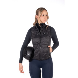 Verwarmd vest Slimline Style HKM Zwart