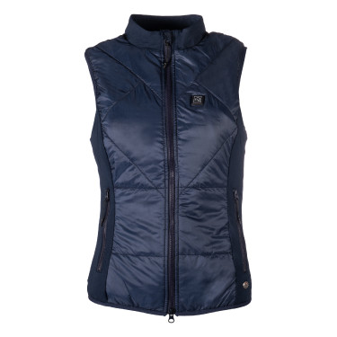 Gilet chauffant Slimline Style sans batterie HKM Bleu foncé Gilet chauffant Slimline Style sans batterie HKM Bleu foncé