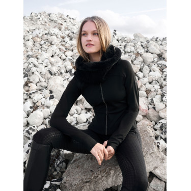 Cache-cou doublé polaire LeMieux Aspen Noir