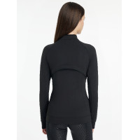 Geborsteld LeMieux Aspen-vest met rits Zwart Geborsteld LeMieux Aspen-vest met rits Zwart