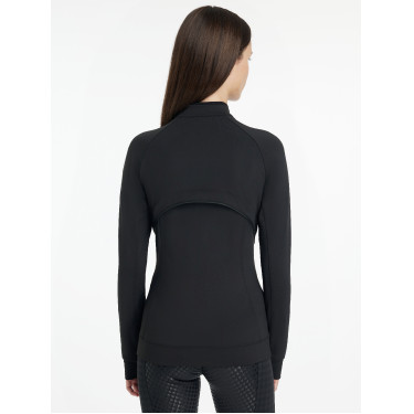 Geborsteld LeMieux Aspen-vest met rits Zwart Geborsteld LeMieux Aspen-vest met rits Zwart