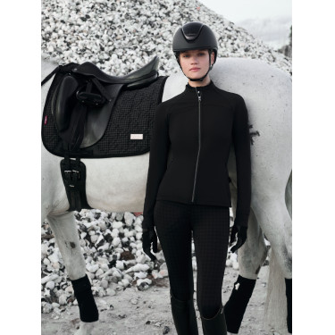 Veste brossée zippée LeMieux Aspen Noir Veste brossée zippée LeMieux Aspen Noir