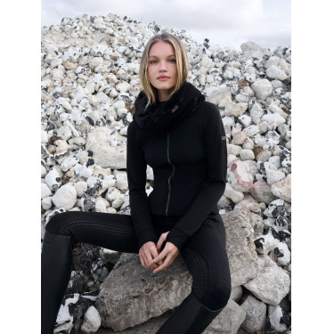 Veste brossée zippée LeMieux Aspen Noir Veste brossée zippée LeMieux Aspen Noir