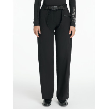Chaps imperméables LeMieux Stormwear Young Rider Noir