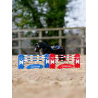 Ensemble de saut d’obstacles LeMieux Toy Pony Benetton / chili / blanc