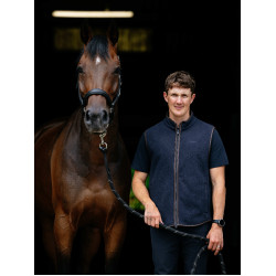 LeMieux mouwloze fleece voor heren Marine Marineblauw