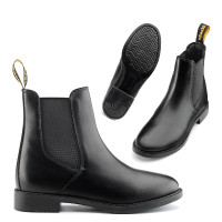 Boots Daslö cuir synthetique enfant Noir