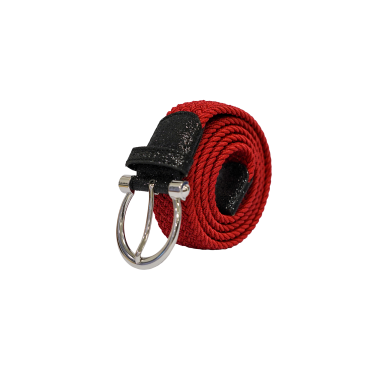 Elastische damesriem Jomala Flags & Cup Rood salsa