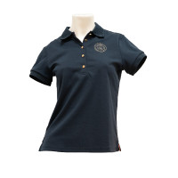 Polo manches courtes Flags & Cup fille Anzia Marine Bleu marine