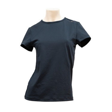 T-shirt manches courtes Flags & Cup femme Casoria Marine Bleu marine
