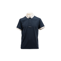 Wedstrijdpolo Flags & Cup korte mouw heren San Remo Marine Marineblauw Wedstrijdpolo Flags & Cup korte mouw heren San Remo Marine Marineblauw