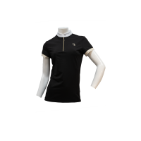 Wedstrijdpolo Flags & Cup meisje Andria korte mouwen Marine Marineblauw Wedstrijdpolo Flags & Cup meisje Andria korte mouwen Marine Marineblauw