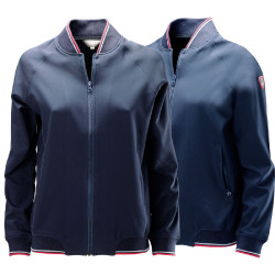 Unisex zomerbomber in softshell van Tattini Blauw