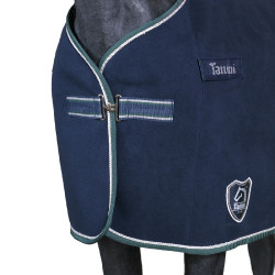 Couverture Tattini en doublé polaire Bleu