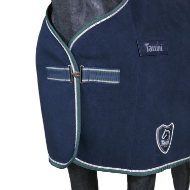 Tattini deken met fleecelining Blauw