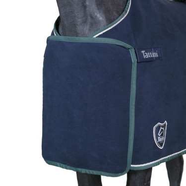 Couverture Tattini en doublé polaire Bleu