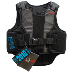 Gilet de protection zippé Tattini fille et garçon Noir