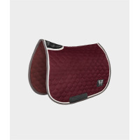 Tapis de selle Horse Pilot Bordeaux / gris clair