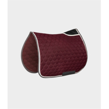 Tapis de selle Horse Pilot Bordeaux / gris clair Tapis de selle Horse Pilot Bordeaux / gris clair