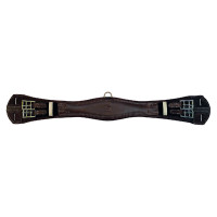 Sangle courte Tattini en cuir Marron