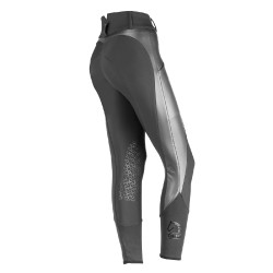 Pantalon Tattini Melissa avec empiècements en similicuir Noir