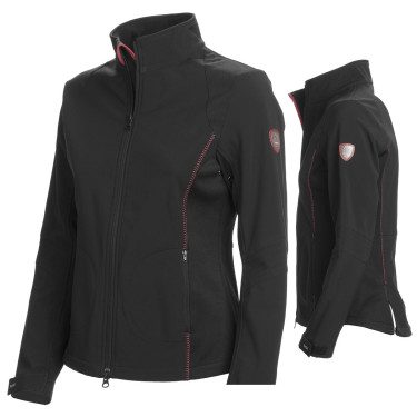 Tattini Aosta softshell jas voor dames Zwart