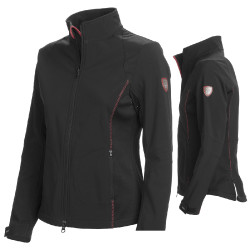 Veste aosta Tattini femme en softshell Noir