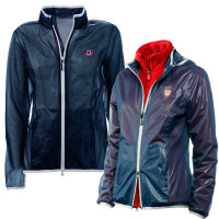 Veste transparente Tattini unisexe Bleu / liserés gris