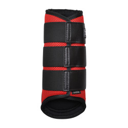 Mesh- en neopreen-peesbeschermers T de T Rood Mesh- en neopreen-peesbeschermers T de T Rood
