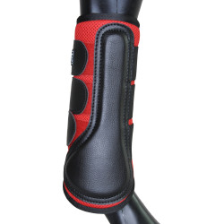 Mesh- en neopreen-peesbeschermers T de T Rood Mesh- en neopreen-peesbeschermers T de T Rood