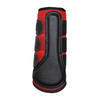 Mesh- en neopreen-peesbeschermers T de T Rood