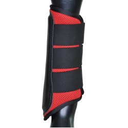 Mesh- en neopreen-peesbeschermers T de T Rood Mesh- en neopreen-peesbeschermers T de T Rood