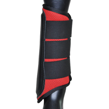 Mesh- en neopreen-peesbeschermers T de T Rood Mesh- en neopreen-peesbeschermers T de T Rood