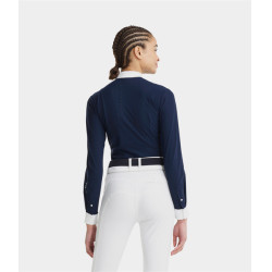 Dameslange mouwen shirt Horse Pilot Aerolight Marine Marineblauw Dameslange mouwen shirt Horse Pilot Aerolight Marine Marineblauw