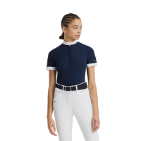 Chemise Horse Pilot manches courtes femme Aerolight Marine Bleu marine