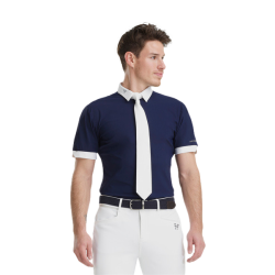 Chemise de concours Horse Pilot manches courtes homme Aerolight Marine Bleu marine Chemise de concours Horse Pilot manches courtes homme Aerolight Marine Bleu marine