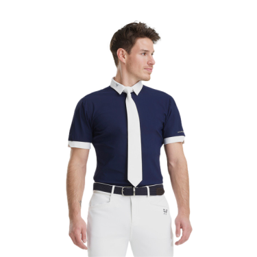 Chemise de concours Horse Pilot manches courtes homme Aerolight Marine Bleu marine Chemise de concours Horse Pilot manches courtes homme Aerolight Marine Bleu marine