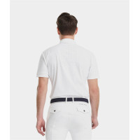 Chemise de concours Horse Pilot manches courtes homme Aerolight Blanc