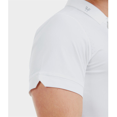 Chemise de concours Horse Pilot manches courtes Aerolight homme Blanc