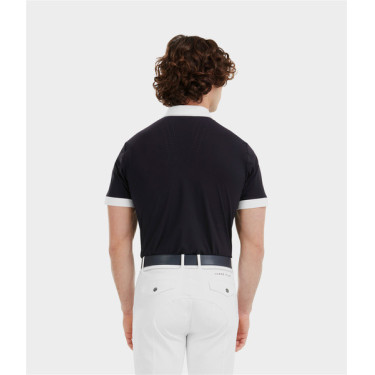 Chemise de concours Horse Pilot manches courtes Aerolight homme Dark night Noir