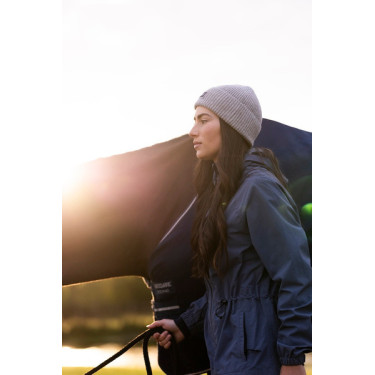 Bonnet d'équitation Horse Pilot en laine Gris vent