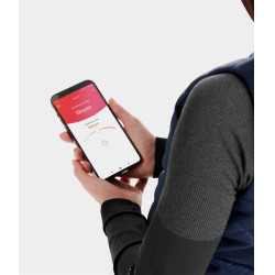 Doudoune d'équitation Horse Pilot sans manches chauffante E-Kelvin femme Marine Bleu marine