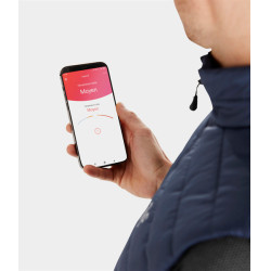 Doudoune d'équitation sans manches Horse Pilot chauffante E-Kelvin homme Marine Bleu marine