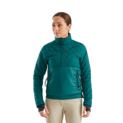 Damesjas Horse Pilot High-Frequency Groen leerwerk Damesjas Horse Pilot High-Frequency Groen leerwerk