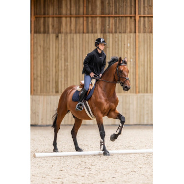 Sweat-shirt d'équitation à capuche Horse PIlot femme Noir Sweat-shirt d'équitation à capuche Horse PIlot femme Noir