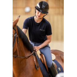 Tee-shirt d'équitation Horse Pilot en laine de Mérinos femme Dark night Noir Tee-shirt d'équitation Horse Pilot en laine de Mérinos femme Dark night Noir