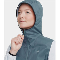 Korte paardrijregenjas Horse Pilot Raintech voor dames Marine Marineblauw