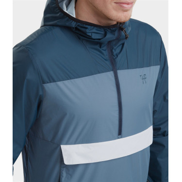 Korte regenjas voor heren Raintech Horse Pilot paardrijden Marine Marineblauw Korte regenjas voor heren Raintech Horse Pilot paardrijden Marine Marineblauw