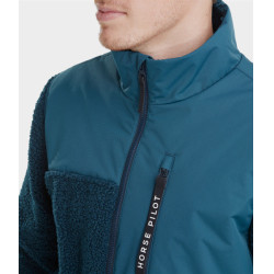 Heren Sherpa-jas Horse Pilot Marine Marineblauw Heren Sherpa-jas Horse Pilot Marine Marineblauw